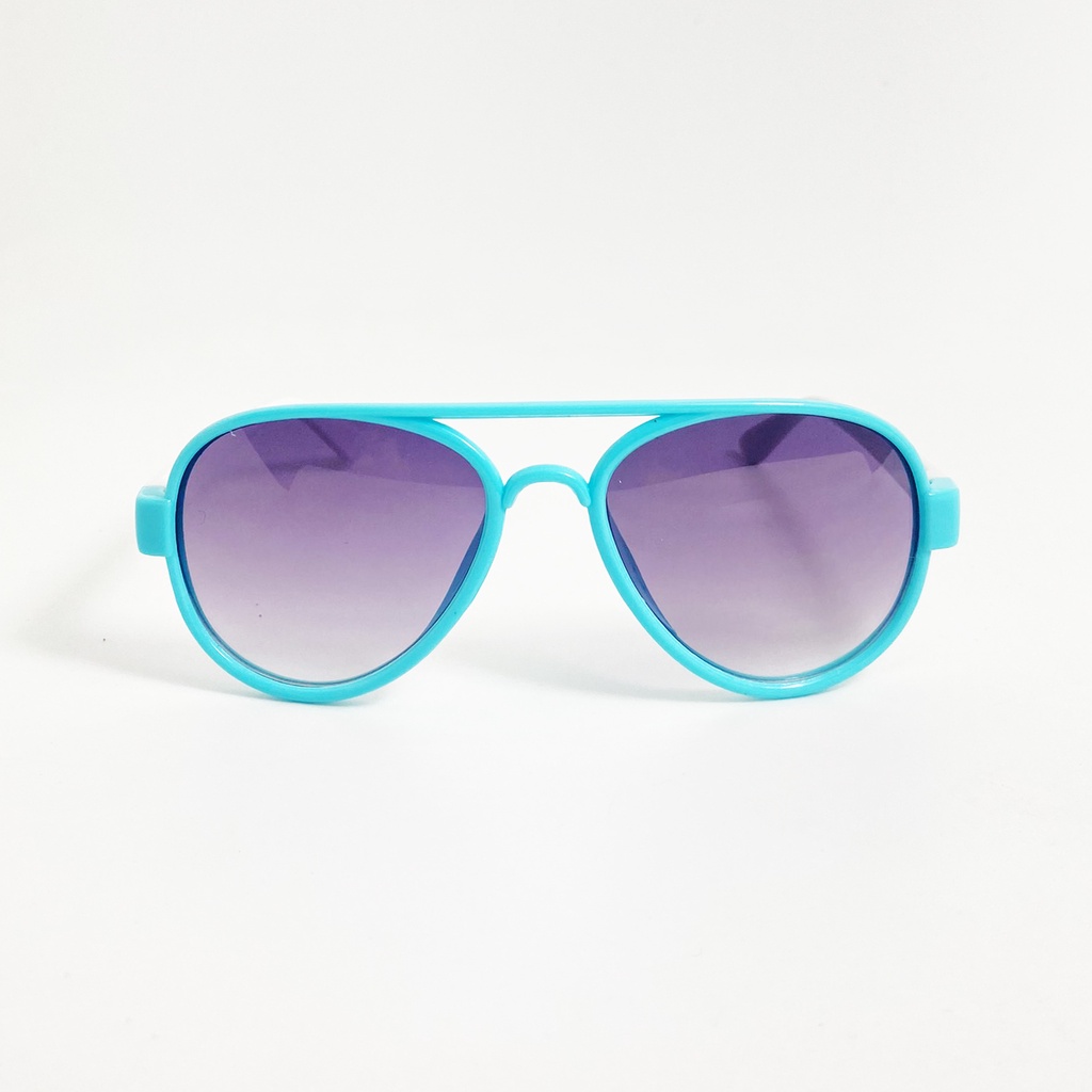 Kính mát trẻ em form ôm mặt JJ92262 gọng nhựa, tròng đen chống bụi, chống tia UV dành cho bé từ 1 đến 5 tuổi