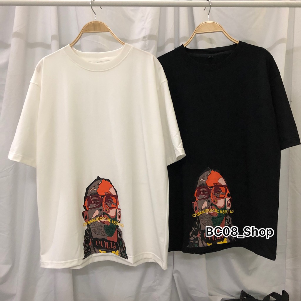 Áo thun DOLLA Tay lỡ phong cách ulzzang cực ngầu