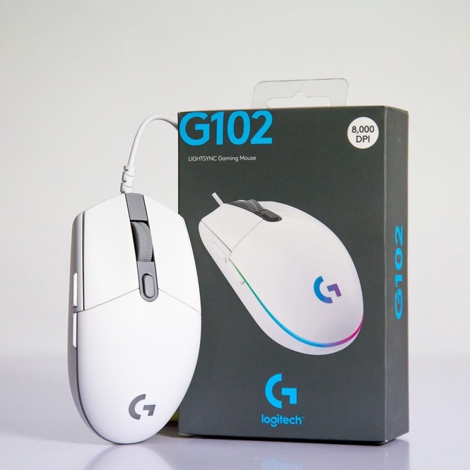 Chuột Gaming Logitech G102 ( BLACK - WHITE) - NEW FULL BOX