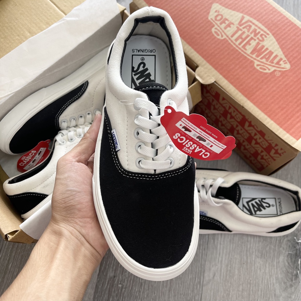 GIÀY VANS ERA TRẮNG ĐEN LAI AU SC
