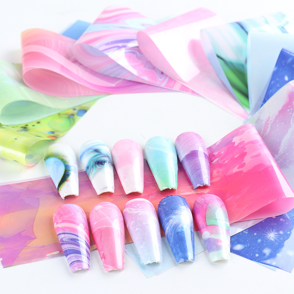 [Hàng mới về] 10 Nhãn dán trang trí móng tay nghệ thuật DIY