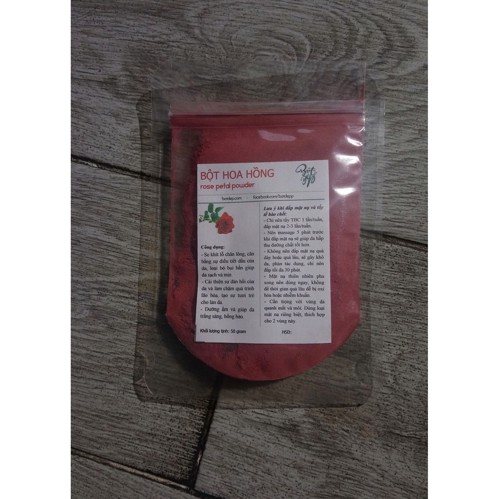 Bột hoa hồng 50gr