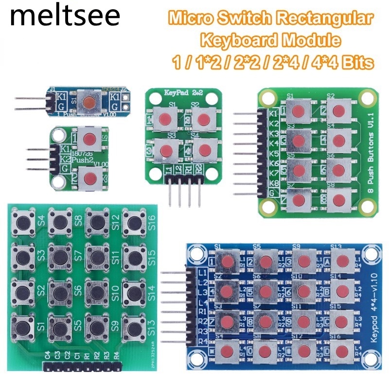 Mô Đun Mở Rộng Bàn Phím Ma Trận 8-bit 1*2/2*2/2*4/4*4