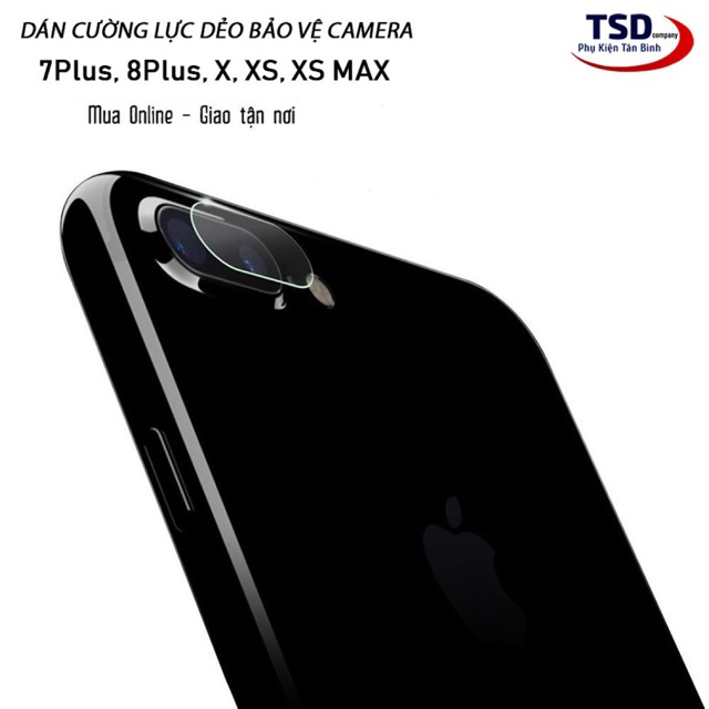 Miếng Dán Cường Lực Bảo Vệ Camera iPhone 7Plus / 8Plus / X / XS / XSMAX
