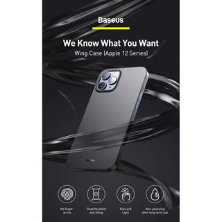 Ốp lưng iPhone ProMax - Baseus WING siêu mỏng
