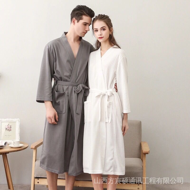Áo Choàng Tắm Mỏng Mùa Hè Thấm Hút Tốt Khô Nhanh Plus Size Lớn Cho Cặp Đôi