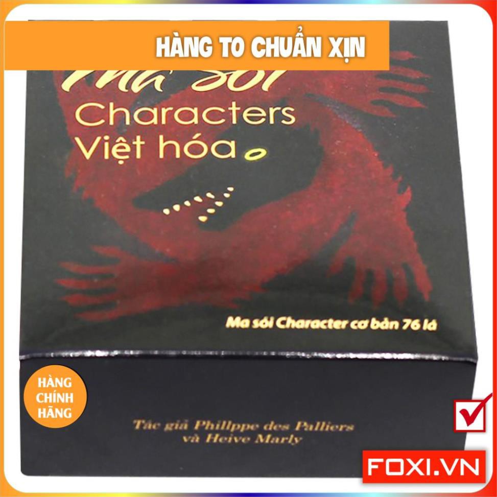 Combo 2 Bộ Bài Ma Sói Ultimate Deluxe 78 lá và Ma sói Characters Việt Hóa-Boardgame Cao Cấp