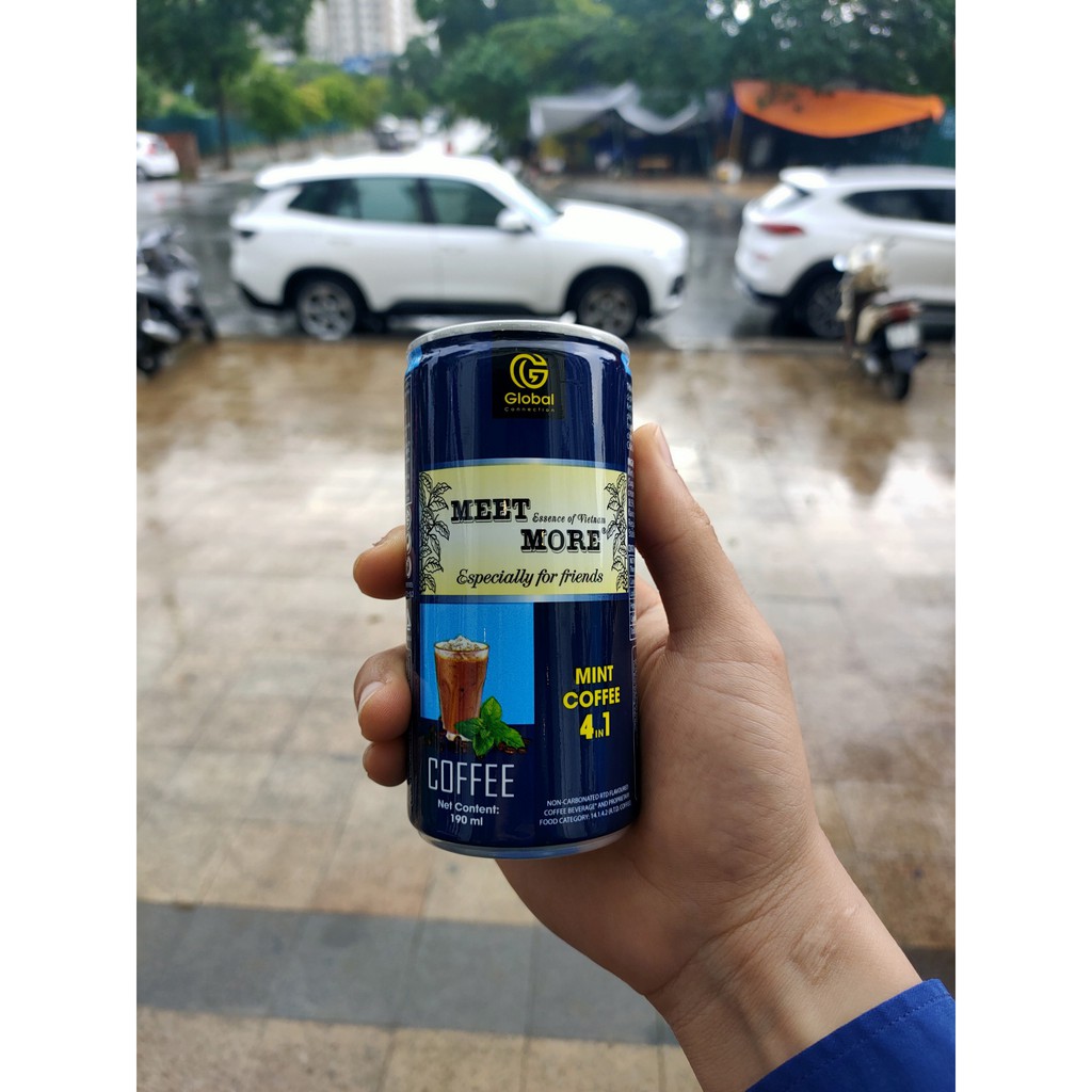 [Meet more] Cà phê vị bạc hà 4 in 1 lon 190ml | BigBuy360 - bigbuy360.vn