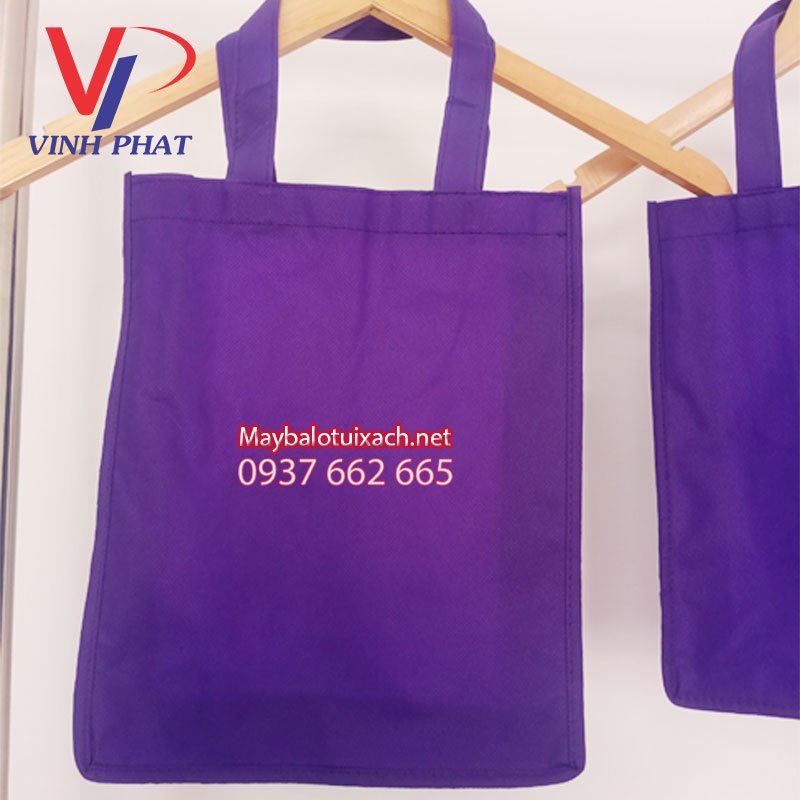 Túi Vải Không Dệt Màu Tím Đựng Quà Tặng Thân Thiện Môi Trường - VĨNH PHÁT