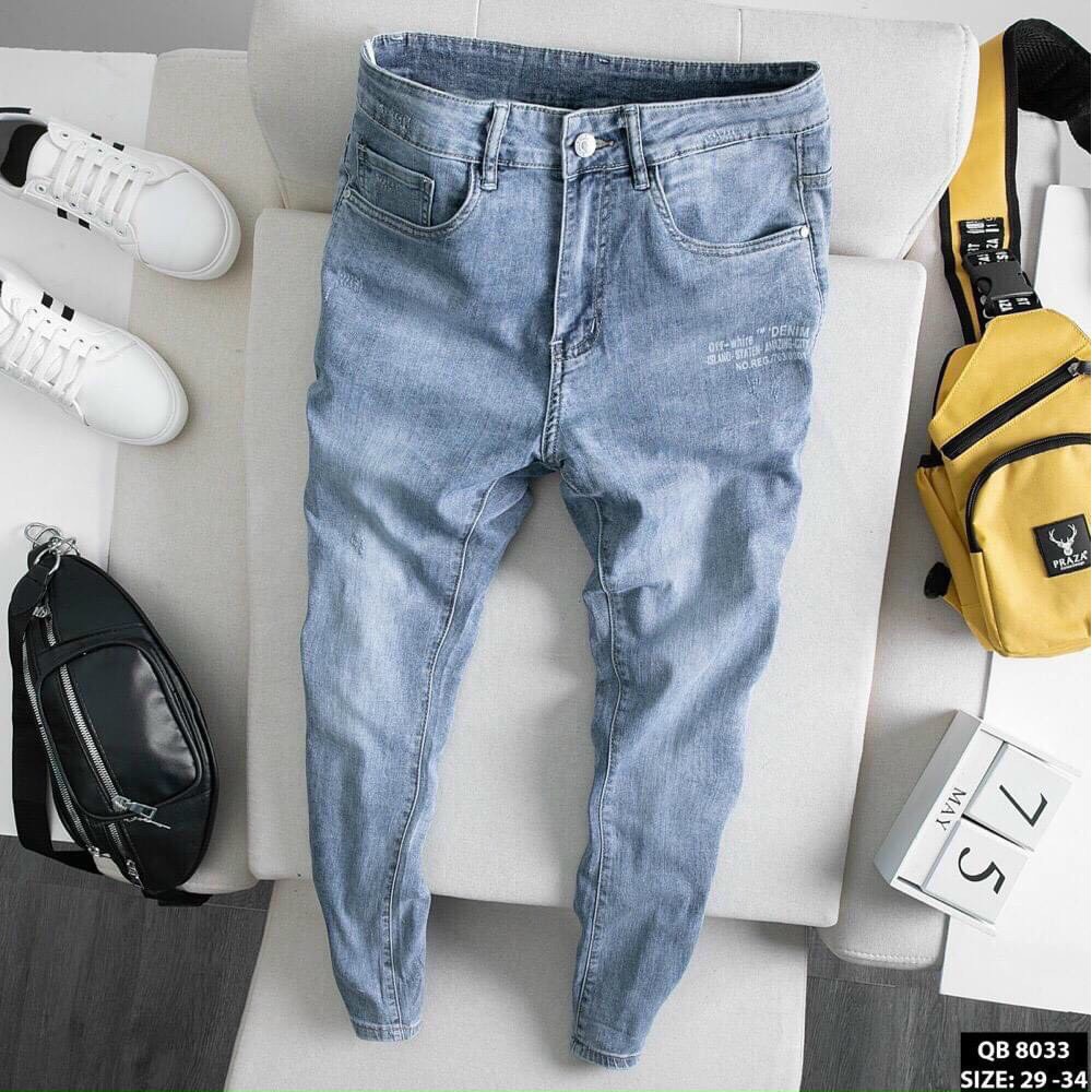 Quần Jean Nam Rách Màu Xanh 🔵 𝐅𝐑𝐄𝐄 𝐒𝐇𝐈𝐏 🔵 Quần Bò Nam Co Giãn Thời Trang Hpfashion - Qjnhp015 | BigBuy360 - bigbuy360.vn