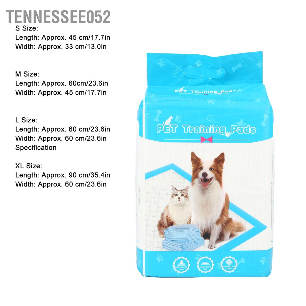 Tennessee052 Tấm lót thay đổi vật nuôi dùng một lần thấm hút nhanh Rò rỉ miễn phí tấm cho dành Chó mèo Mèo Thỏ