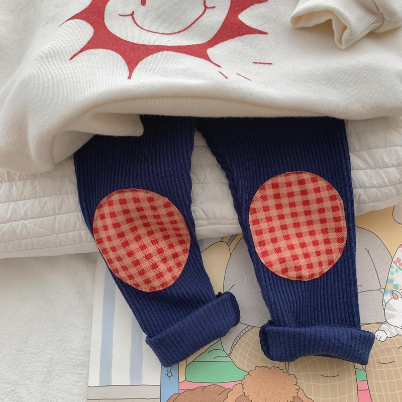 Quần legging cotton co giãn nhiều màu tùy chọn dành cho bé trai gái 0-3 tuổi