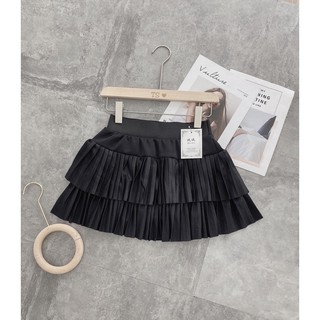 CHÂN VÁY XÒE NỮ XẾP LY 2 TẦNG