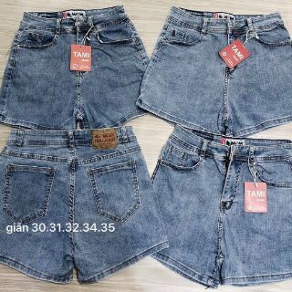QUẦN SHORT JEANS CO GIÃN HÌNH THẬT