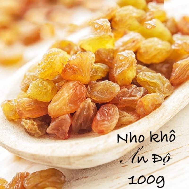 Nho khô Ấn Độ 100g loại ngon