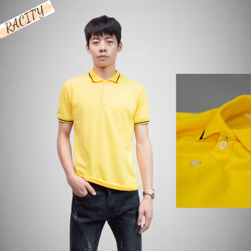 Áo Phông Nam có cổ bẻ đẹp tay ngắn Polo cao cấp giá rẻ RACITY AT02 | BigBuy360 - bigbuy360.vn