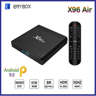 Android tv box x96 air - ram 4gb - bộ nhớ 32gb - hệ điều hành android 9.0