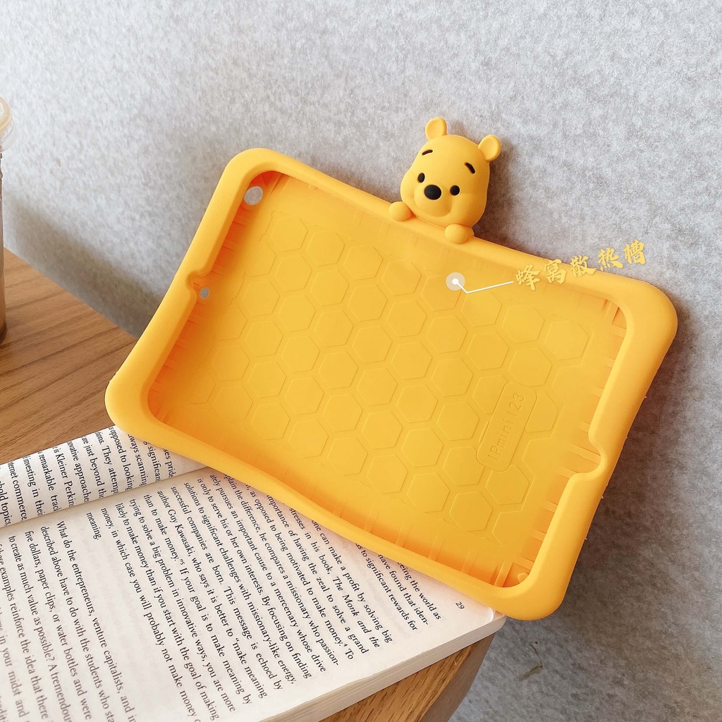 iPad Silicone Case Pooh & Cute Bear drop protection cover for iPad Pro/mini/air2/3/4