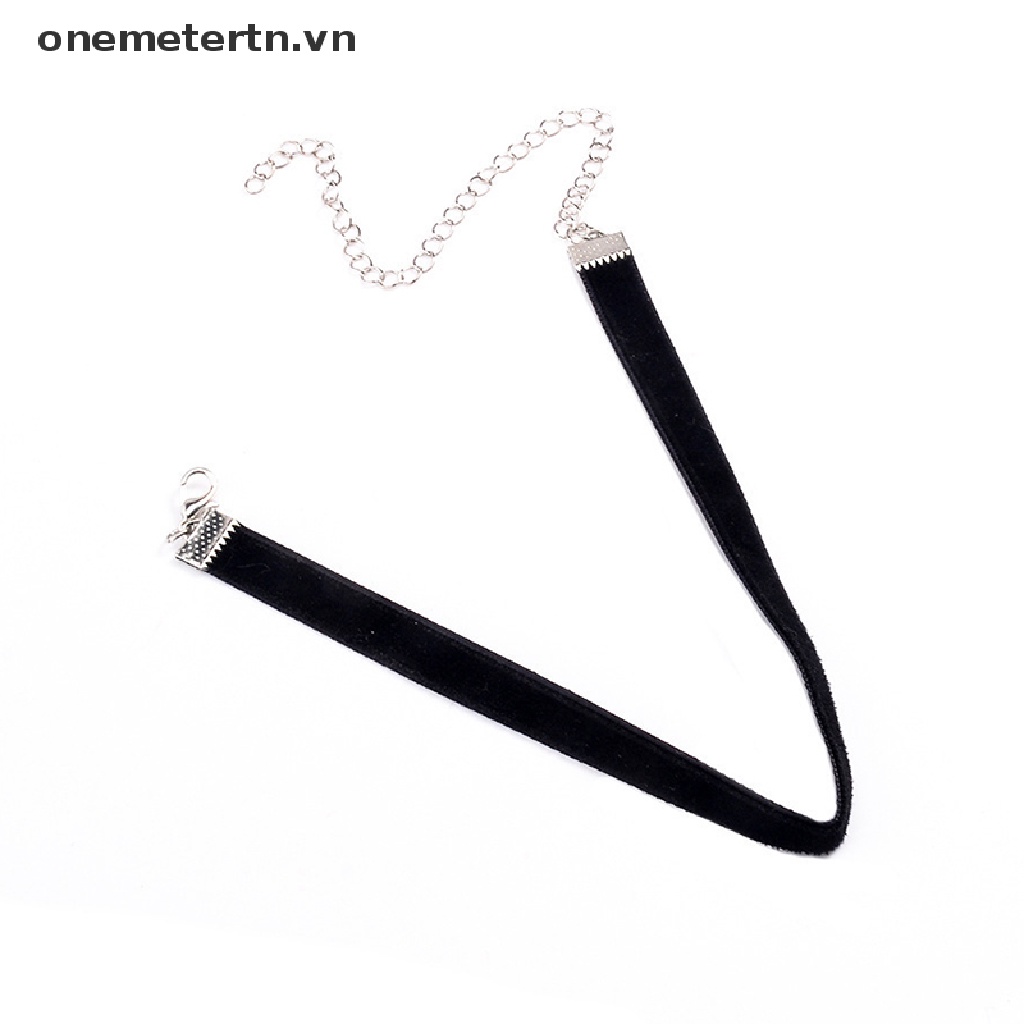 Vòng Cổ Choker Dây Nhung Đen Gợi Cảm Thời Trang Cho Nữ