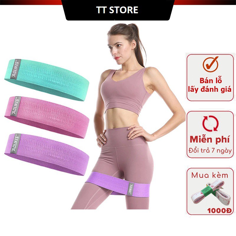 Dây Band Kháng Lực Aolikes, Dây Kháng Lực Tập Gym, Tập Mông, Thể Dục.