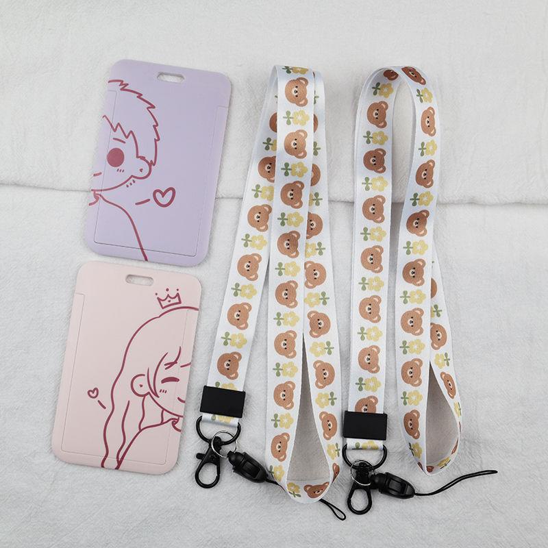 Dây Đeo Thẻ Truy Cập Điều Khiển Truy Cập Thẻ Sinh Viên Thiết Kế Sáng Tạo ins Cho Cặp Đôi