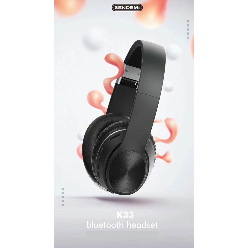 (RẺ VÔ ĐỊCH) Tai nghe SENDEM K33, bluetooth 5.0, tai nghe over ear đa năng