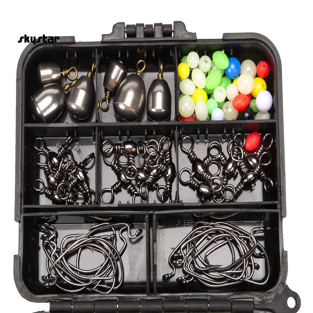 Hộp 160 Phụ Kiện Câu Cá Chuyên Nghiệp