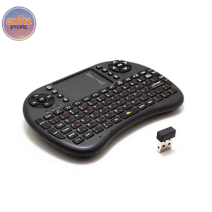 Chuột Bay Kiêm Bàn Phím Không Dây UKB500, Điều Khiển Từ Xa Mini Keyboard Cho Smart Tivi, Android Box