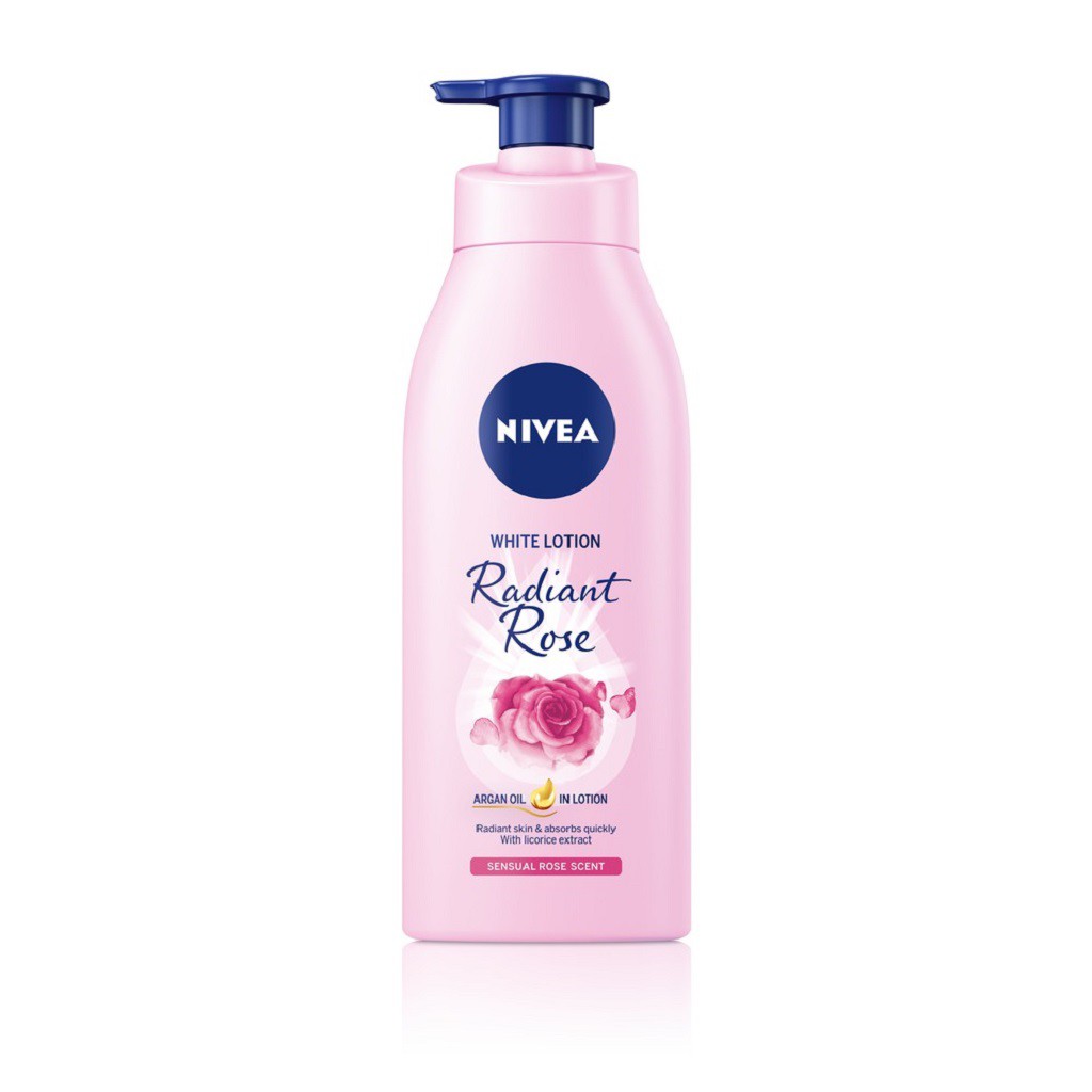 [Mã COSGLORIAT4 -8% đơn 250K] Sữa Dưỡng Thể Dưỡng Trắng Da Nivea Radiant Rose 350ml - 85707