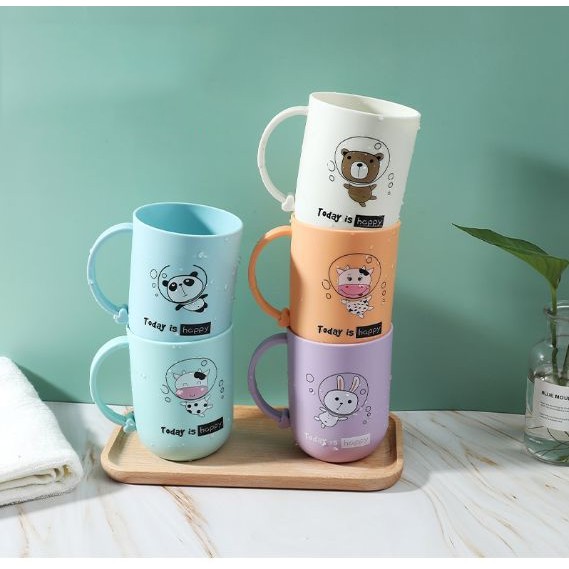 Cốc uống nước khử mùi phủ lớp chống bám bẩn Ag+Chịu nhiệt gọn nhẹ chống rơi vỡ, Hoạt hình dễ thương. | BigBuy360 - bigbuy360.vn