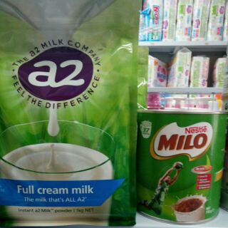 Combo sữa a2 và milo úc 1kg