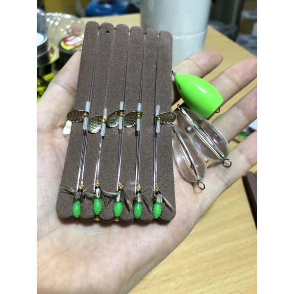 Bộ mồi câu lure cá mương suối,thiểu,rô ,chày... buộc sẵn siêu nhạy
