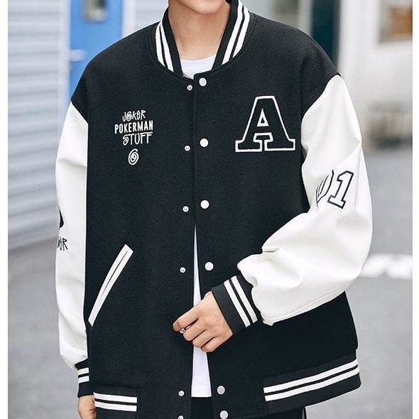 Áo khoác bomber nam nữ in hình họa tiết lá bài hót 2022 Bảo Đăng