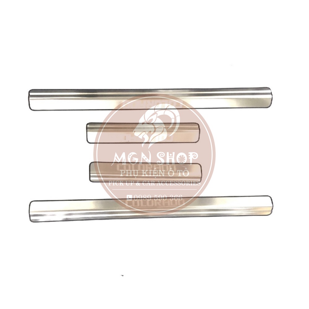 [Ốp bậc bước chân] [Chevrolet Colorado 2013 - 2022] [bên trong - bên ngoài] inox