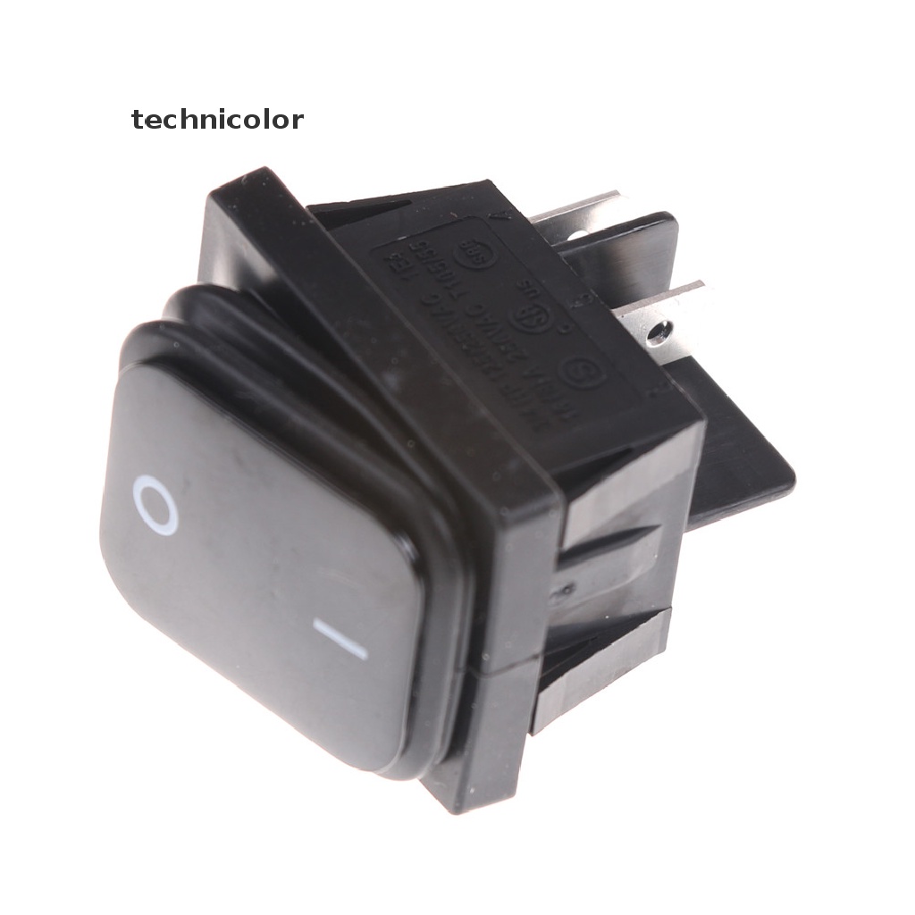 Công Tắc Bật / Tắt 2 Vị Trí 4Pin DPST 16A 250V T85 Màu Đen Chống Thấm Nước