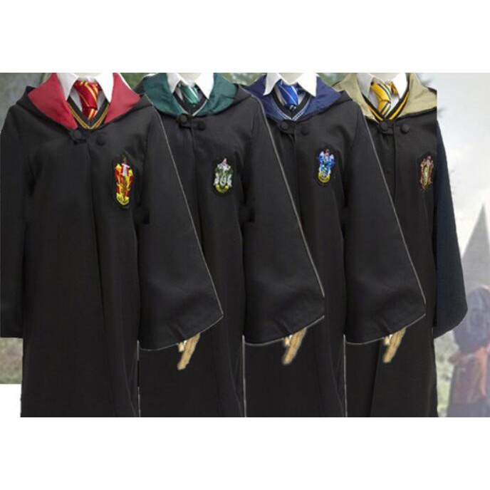 Áo Choàng Hóa Trang Harry Potter Cho Trẻ Em Và Người Lớn
