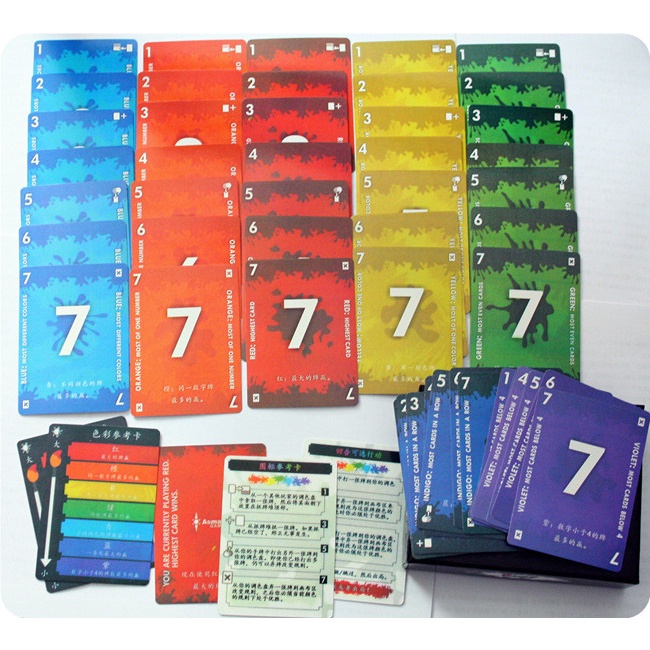 Bộ Bài Board Game Red 7