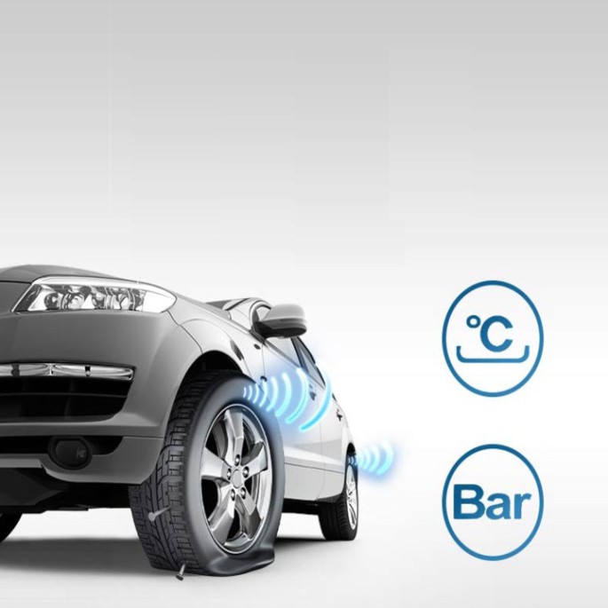 Sản Phẩm Cảm Biến Áp Suất Lốp Gắn Trong Lốp Xe Hơi, Ô Tô Cao Cấp - TPMS .