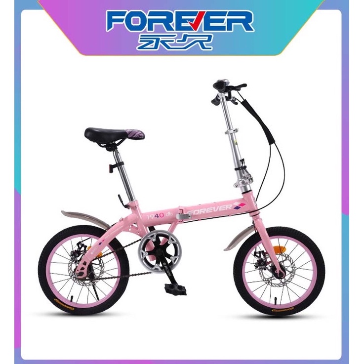 Xe đạp gấp Forever bánh 16inch phanh đĩa