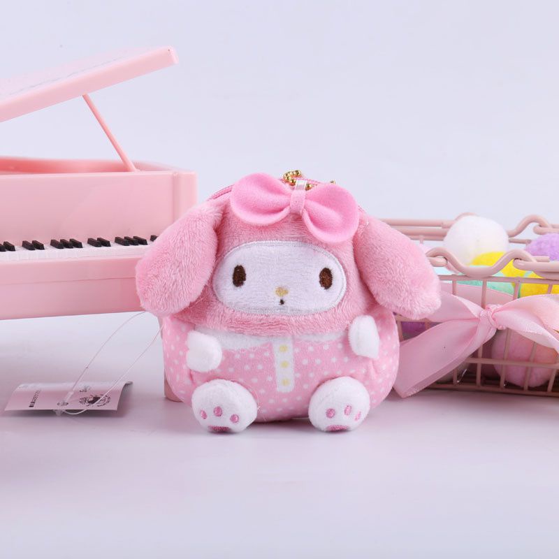 Móc Khóa Hình Mèo Hello Kitty Nhồi Bông Dễ Thương