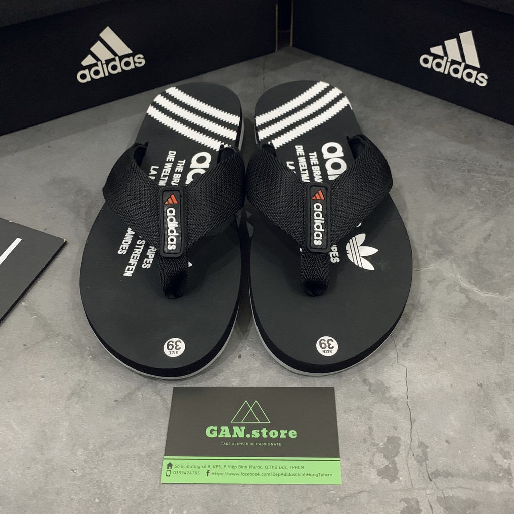 Dép Kẹp Adidas Chính Hãng (Đen) ️🥇