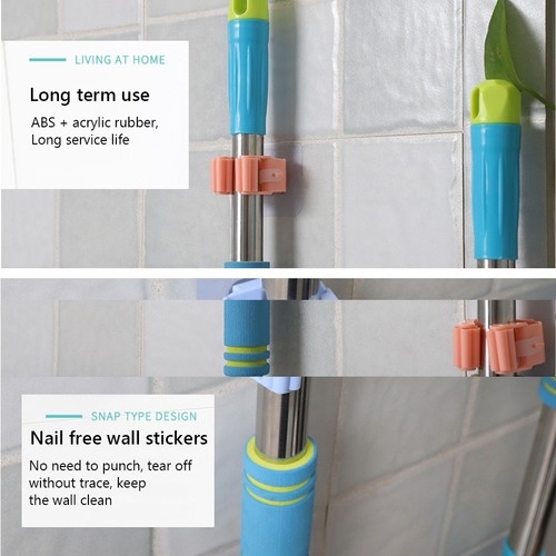 Giá Đỡ Cây Lau Nhà Gắn Tường Tiện Lợi