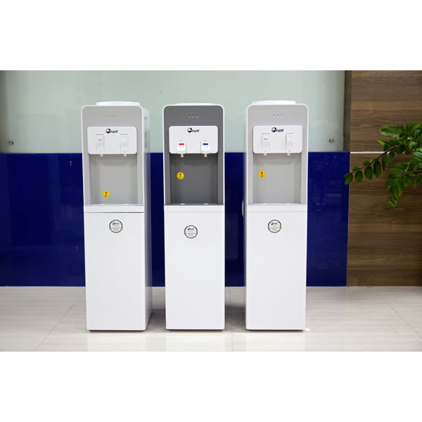 Cây nước nóng lạnh Nhập Khẩu FUJIE WD1850, máy nước uống nóng lạnh mini công nghệ Nhật Bản tự động ngắt tiết kiệm điện
