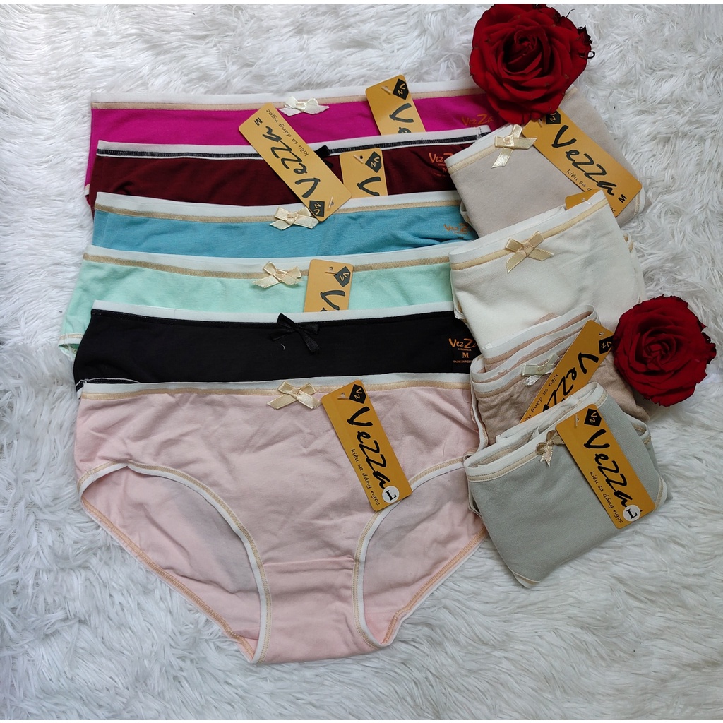 Quần Lót Nữ Cotton Cạp Nơ Co Dãn Thấm Hút Mồ Hôi Kháng Khuẩn - Đồ Lót Nữ