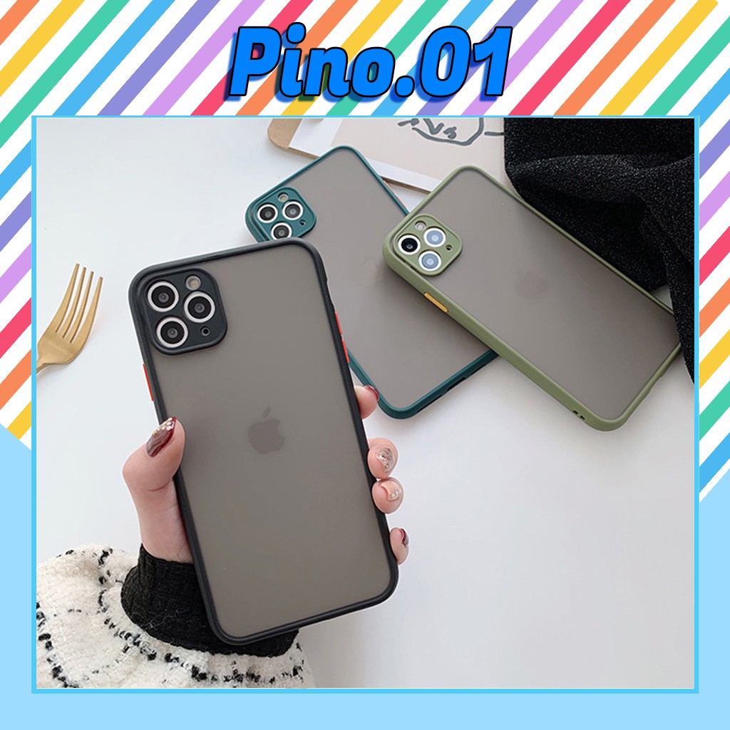 Ốp Lưng iPhone Nhám Bảo Vệ Cam iPhone 6,6s,6 plus,6s plus,7,7 plus,8,8 plus,x,xs,xs max,11,11 pro max,12,12 mini,12 pro