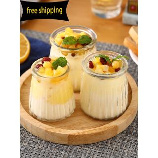 Khuôn Làm Bánh pudding Bằng Thủy Tinh Chịu Nhiệt Độ Cao Có Nắp Đậy