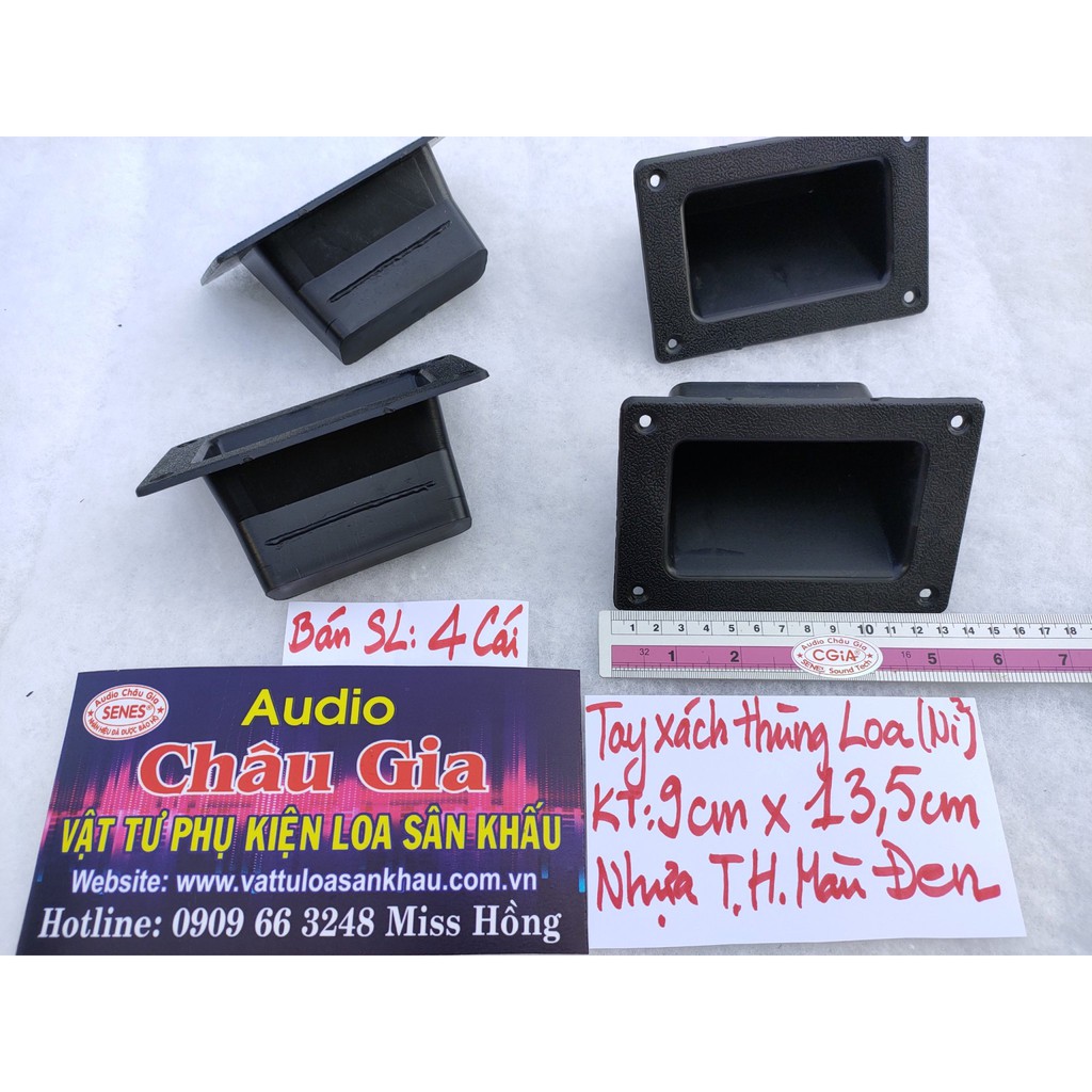 Tay xách thùng loa 9cm x 13.5cm 4 cái Audio châu gia