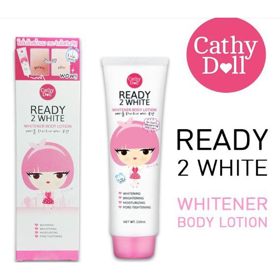Sữa dưỡng trắng da Cathy Doll Ready 2 White Whitener Body Lotion