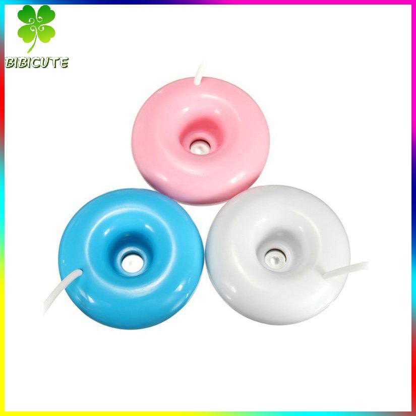 Máy Phun Sương Tạo Độ Ẩm Không Khí Mini Hình Bánh Donut Sạc Usb