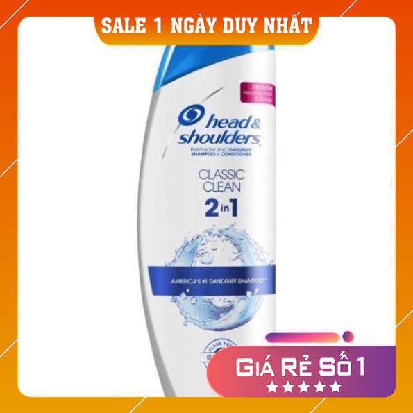 Dầu gội Head & Shoulders 2 in 1 Mỹ Classic Clean (shopmh59)